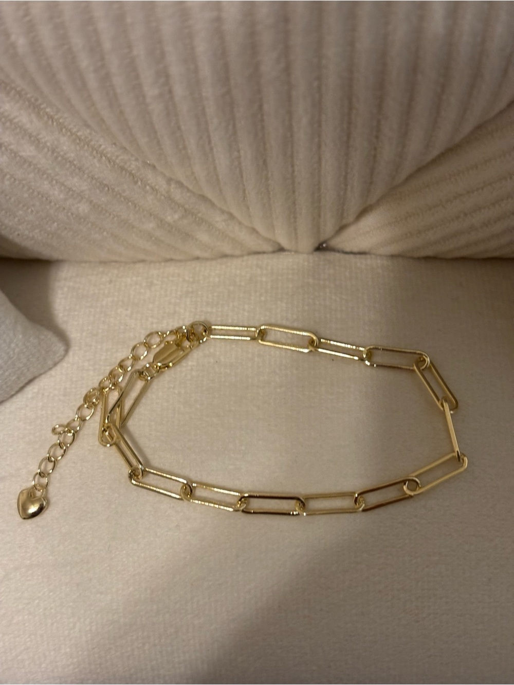 Gold Paperclip Chain Bracelet - Women Jewelry